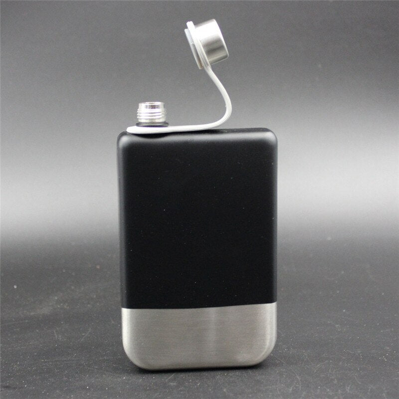 8oz Hip Flask with Funnel 304 Stainless Steel Whisky Flask for Alcohol Outdoor Pocket Metal Liquor Wine Whiskey Bottle