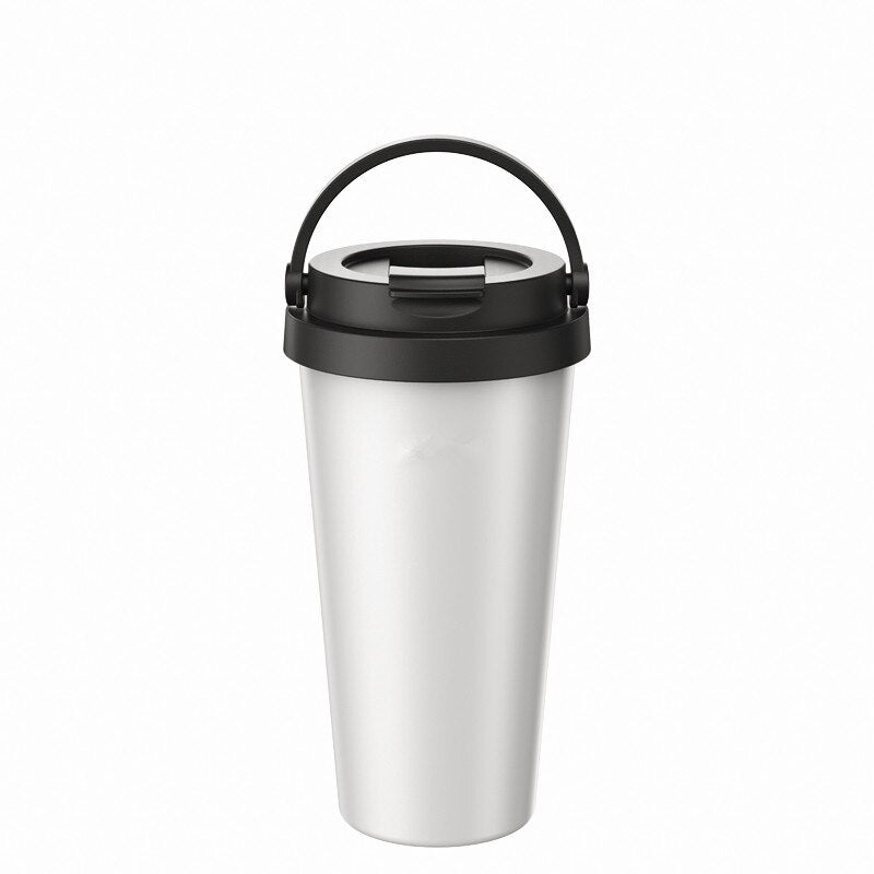 500ml Double Wall Stainless Steel Vacuum Flask Car Thermos Mugs With Handle Coffee Tea Travel Thermal Bottle Tumbler Thermocup