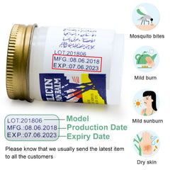 1 Pc Pain Balm for Headache Motion Itching Muscle Rub Aches Cooling Oil Refresh Cold Pain Relieving Cream P0041