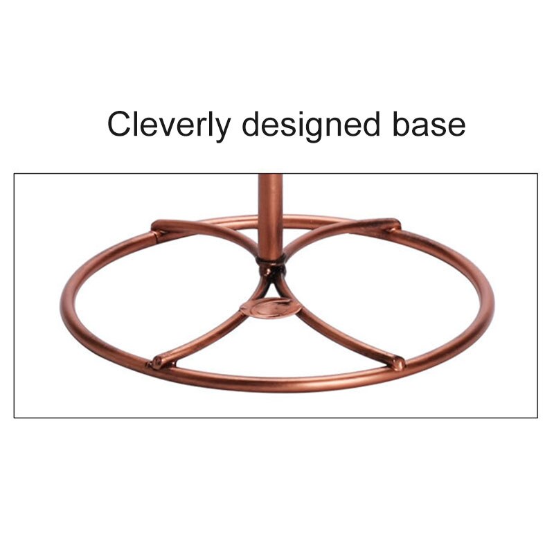 Creative Metal Wine Rack Hanging Wine Glass Holder Bar Stand Bracket Display Stand Bracket Decor