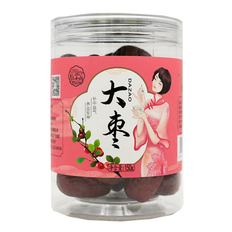 Yawei Lake Jujubes 150g/bottle 雅女湖 大枣 150g/瓶