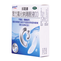 Ledun Qing Ledun Qing Compound Sodium Chloride Eye Drops (II) 13ml*1 bottle/box OTC 乐敦清 乐敦清 复方氯化钠滴眼液（II） 13ml*1瓶/盒 OTC