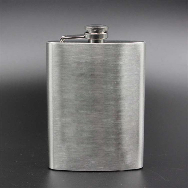 7oz Hip Flask Set Stainless Steel Hip Flask With Funnel Drinking Cup Portable Hip Flask for Whiskey Liquor Wine KC1013-2