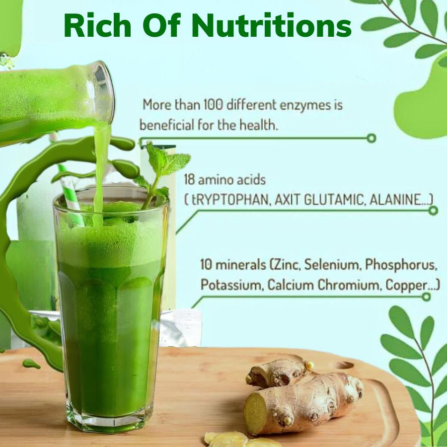 HelloYoung Organic Barley Grass Powder original 250g moistening intestines, RAW, Pure, Kosher, Vegan, Bulk. Good Source of Fiber, Protein