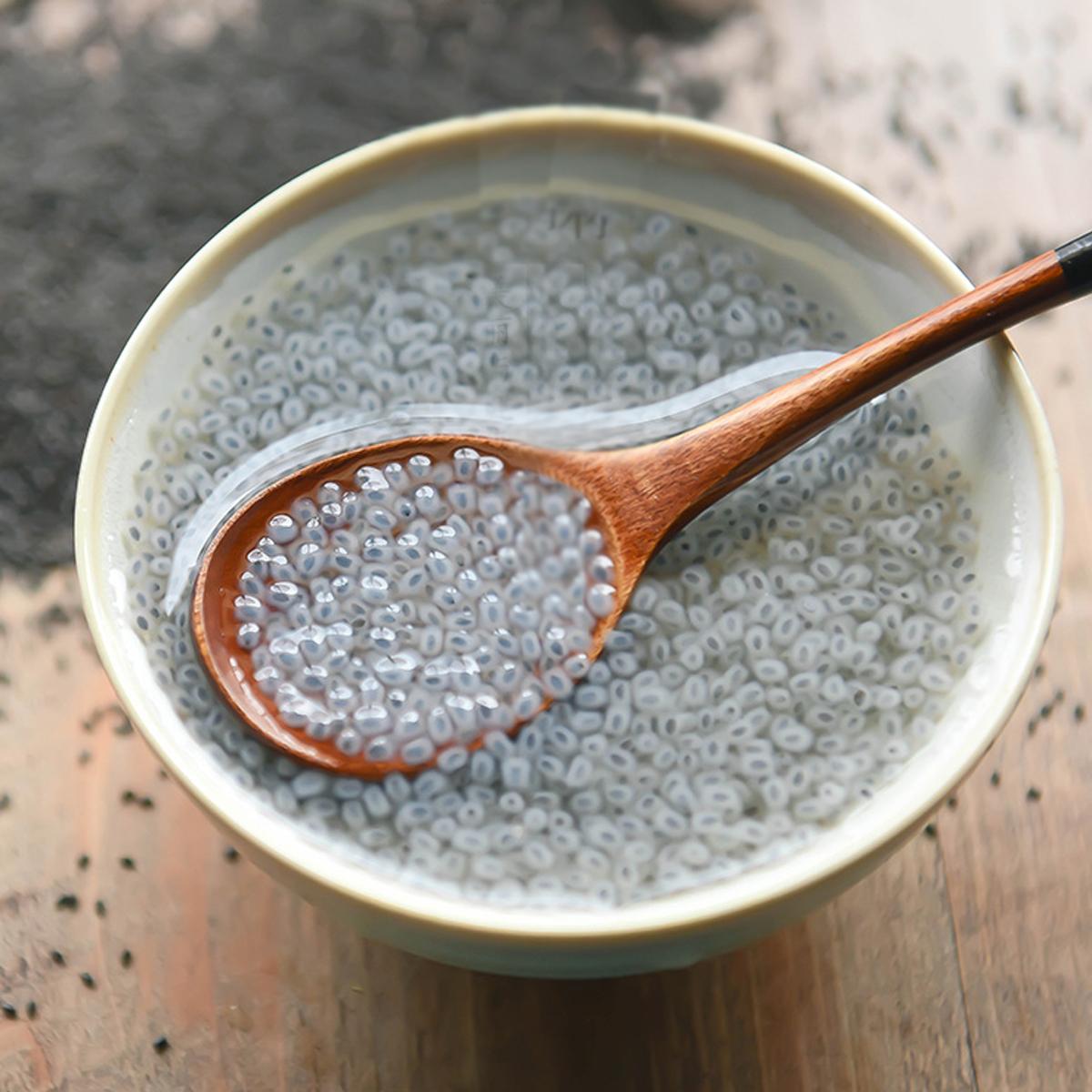 HelloYoung Fruit Tea Lan Xiangzi Basil Seeds Herbal Tea Stomach Strengthening Reduce Weight