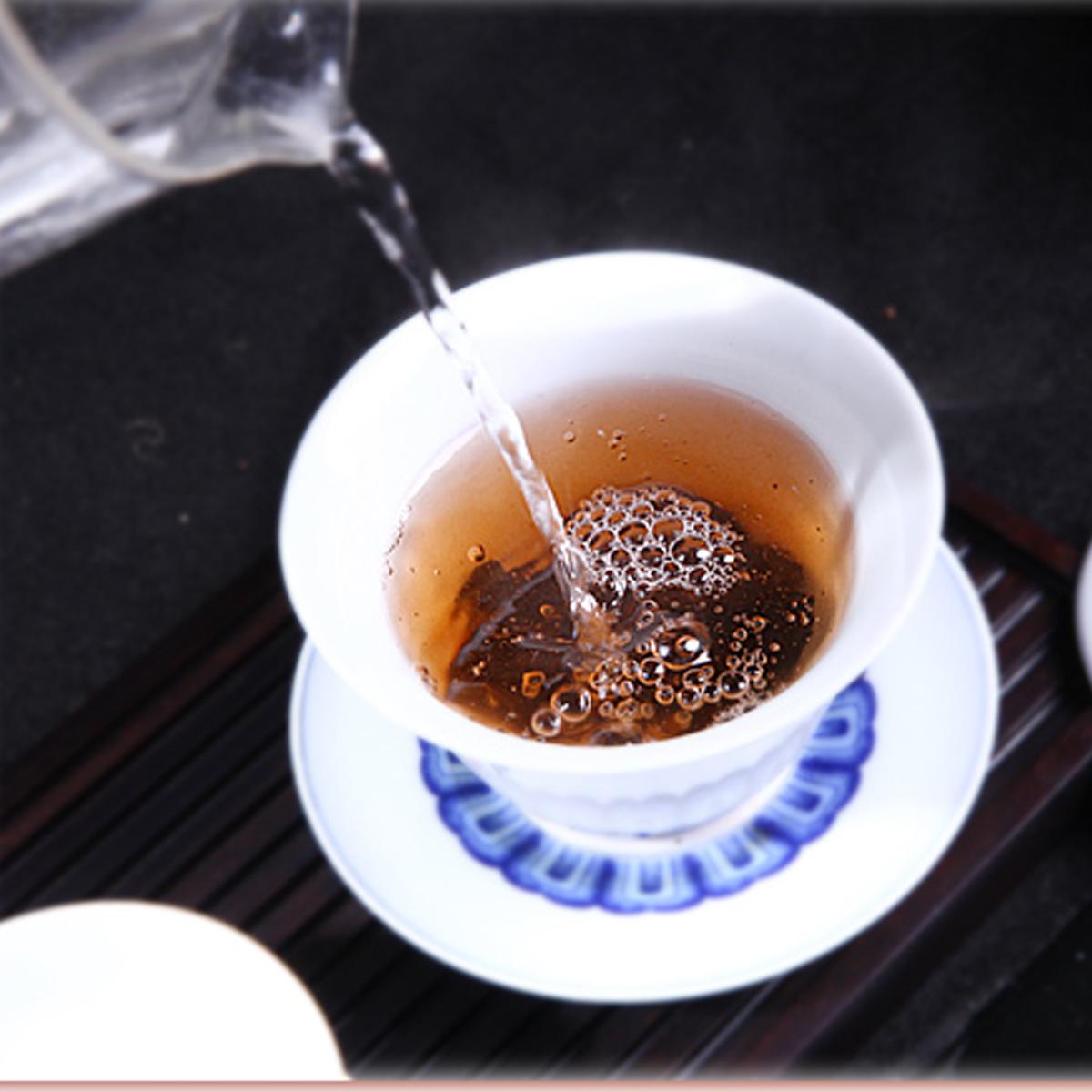 HelloYoung Puerh Tea Black Tea Cooked Tea  Healthy Food Red Shu Cha China Yunnan Tea 500g