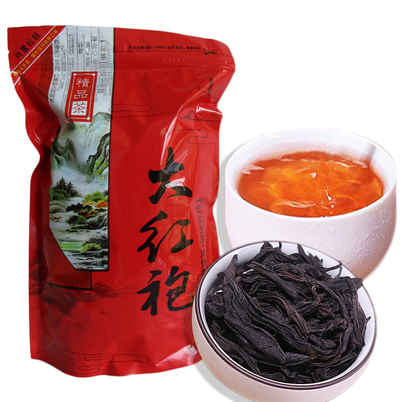 HelloYoung 250g (0.55lb) Da Hong Pao Tea Chinese Big Red Robe Black Oolong Tea Original Organic Gift Tea