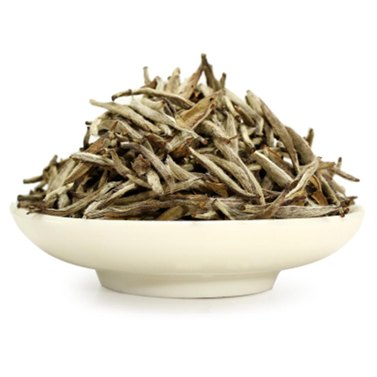 HelloYoung Organic Silver Needle White Tea Loose Leaf Bai Hao Yin Zhen 100%white Perfum Tea
