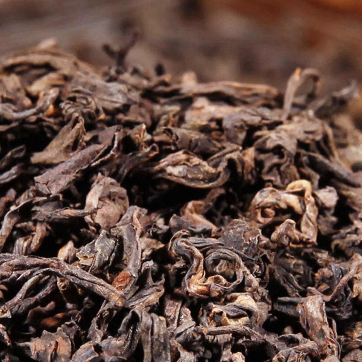 HelloYoung Ripened Puerh Tea Yunnan Black Puer Tea China Bulk Cooked Pu-erh Tea Loose Leaf
