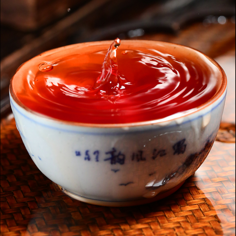 357g Puerh Ripe Tea Cake 5Years Yunnan Pu-erh Cooked Tea Organic Pu'er Black Tea