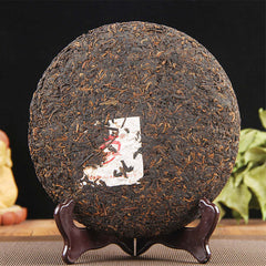 380g Cooked Pu'er Tea Cake Wild Old Tree Puerh Ripe Tea Yunnan Pu-erh Black Tea