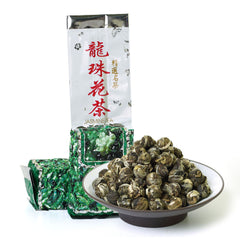 HelloYoung HELLOYOUNG Supreme Jasmine Dragon Pearl Leaf Chinese Green Tea Hand Roll Ball