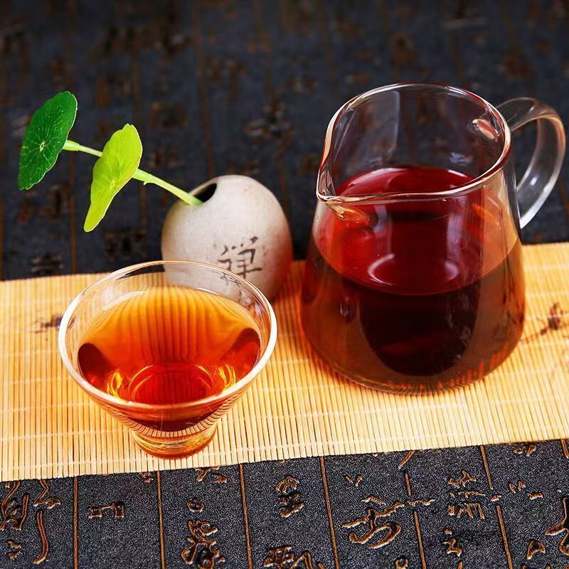 Yunnan Cooked Pu'er Tea 250g Laomane Puerh Ripe Tea Brick Aged Pu-erh Black Tea
