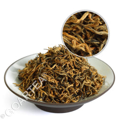 HelloYoung TeaHELLOYOUNG 100g Supreme Wuyi Jinjunmei Eyebrow Black Tea Loose Golden-Buds