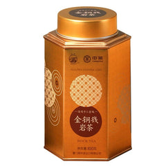 HelloYoung Sea Dyke Brand Golden Gopper Coin Fujian Wuyi Rock Tea Oolong Tea 100g Tin