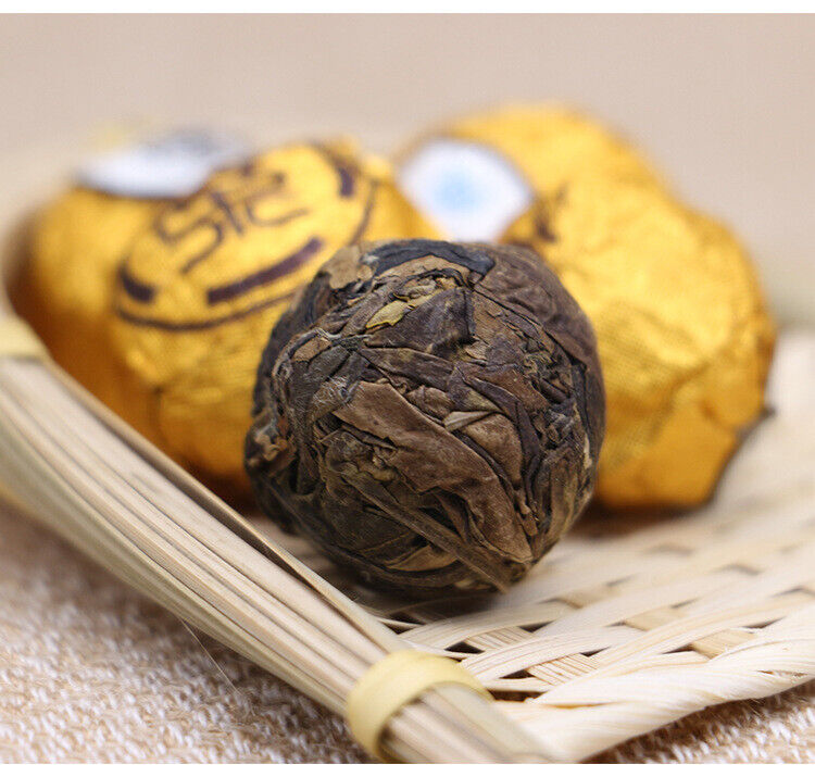 HelloYoung Organic Ball-shaped Aged Shou Mei Longevity Eyebrow Handmade White Tea Ball