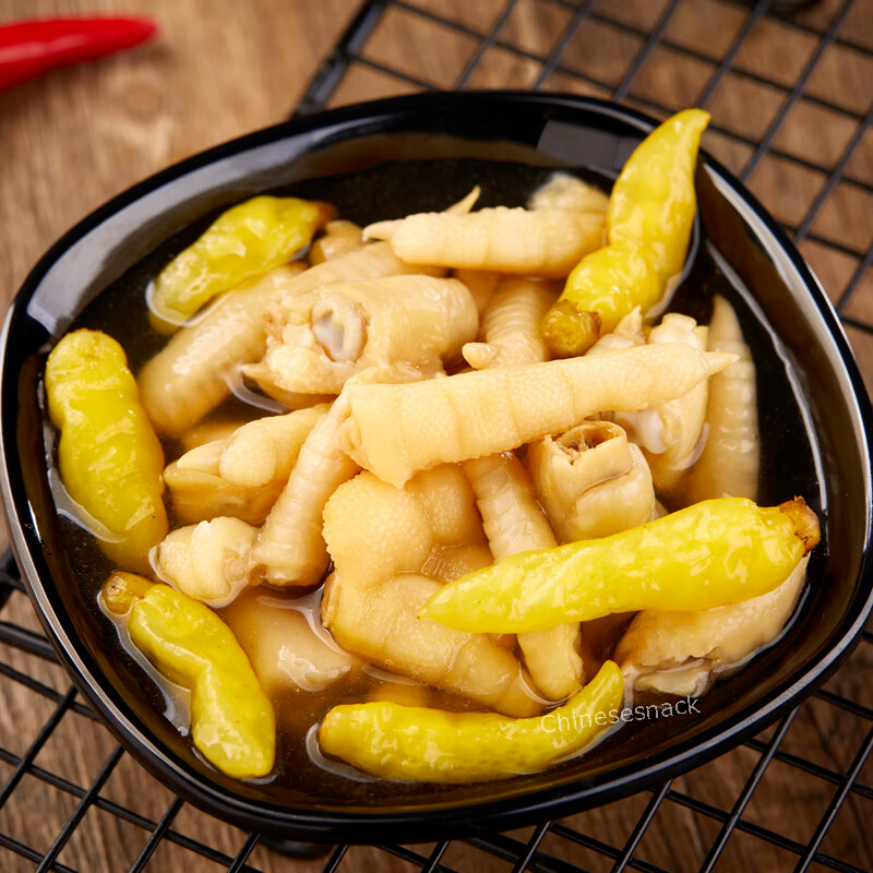 5 Youyou Chinese Pickled Pepper Chicken Feet Snack Chinese Spicy Snacks 有友泡椒凤爪