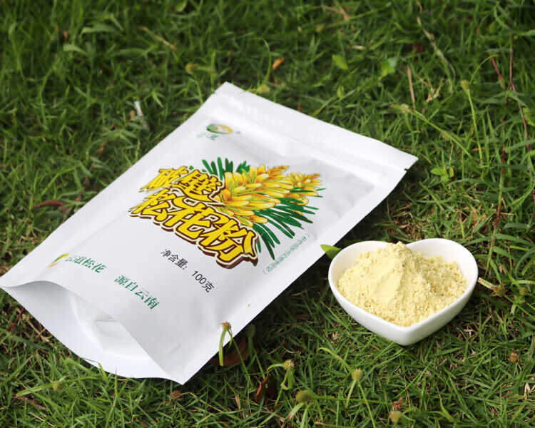 HelloYoung Yunnan Organic Pine Pollen Powder 99% Broken Cracked Cell Wall (wild Harvested)