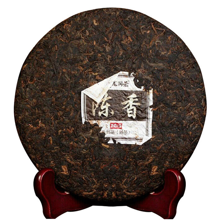 HelloYoung Chen Xiang * Year Yunnan LongRun Tea Aged Pu-erh Tea Cake Pu'er Ripe 357g