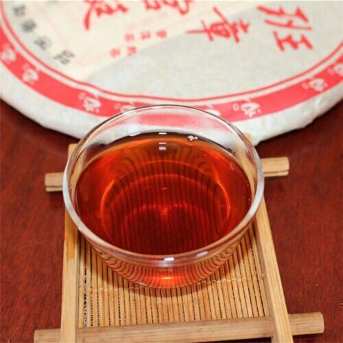 HelloYoung Yunnan Lao Ban Zhang Palace Puerh Tea Chinese Menghai Ripe Puer Shu 357g