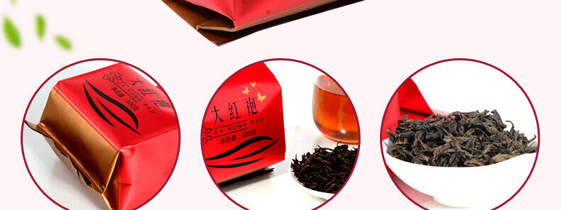 HelloYoung Tan Bei High-baked Da Hong Pao Tea Fujian Wuyi Big Red Robe Oolong Tea 100g