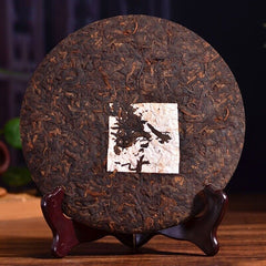 357g Yunnan Ripe Puerh Tea Cake Mantangxiang Pu-erh Cooked Tea Chinese Pu'er Tea