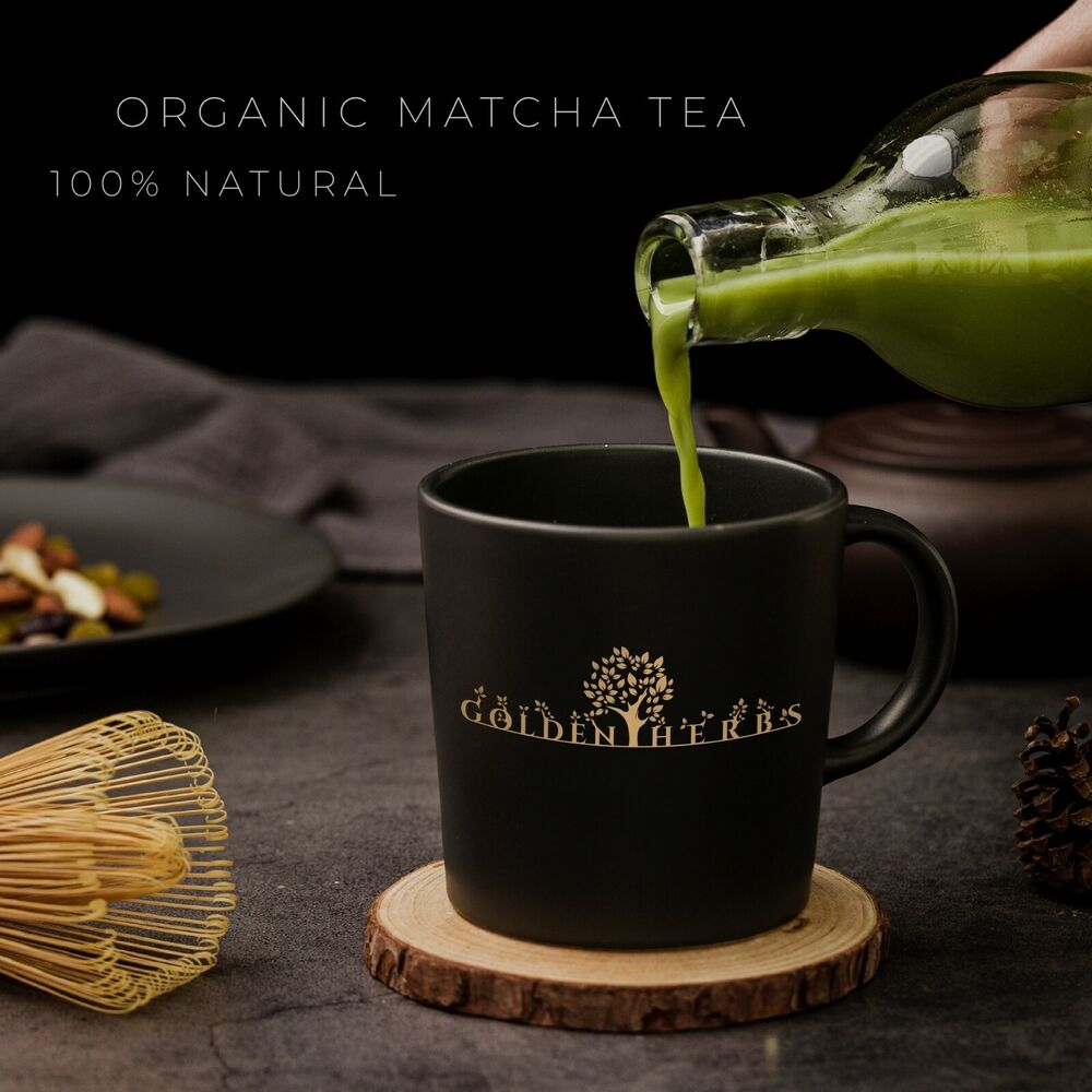 HelloYoung Golden Herb Japanese Organic Ceremonial [Grade 1] Matcha Green Tea Powder