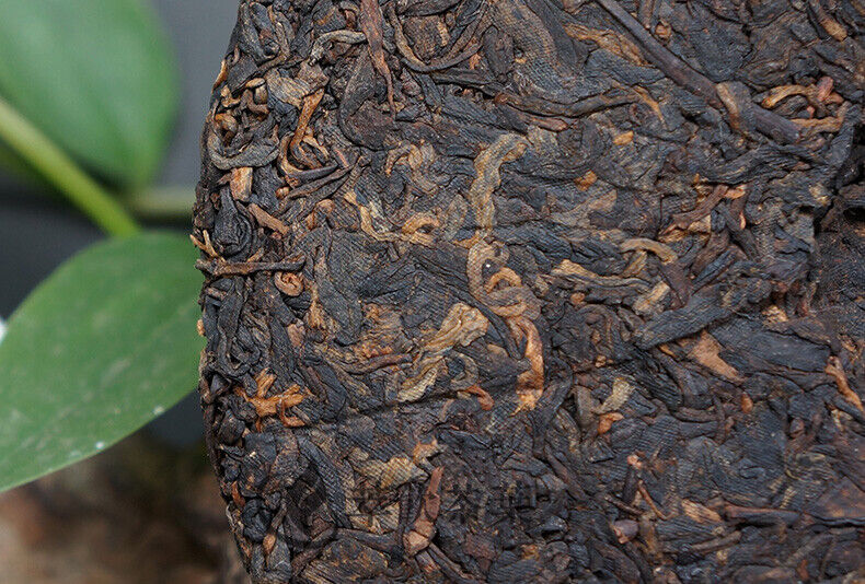 HelloYoung High Mountain Arbor Materials Xiaguan FT7573 Puerh Puer Ripe Tea Cake 357g