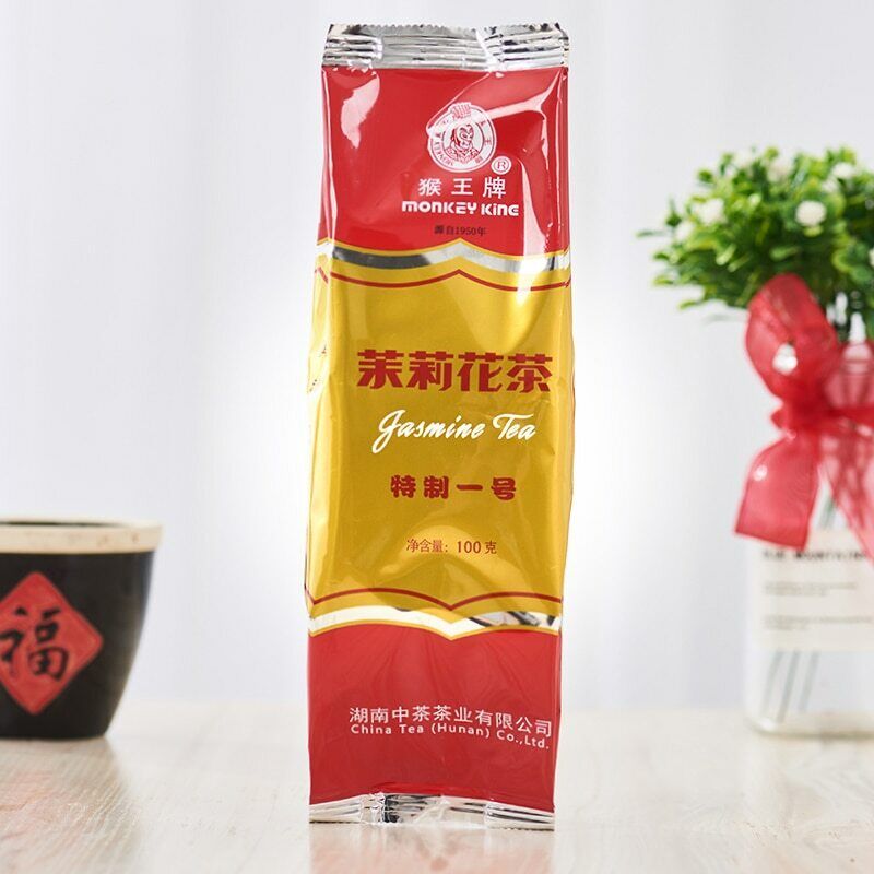 HelloYoung 2023 Zhongcha Special Jasmine Green Tea Loose Leaf Monkey King Tea 100g