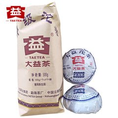 HelloYoung TAETEA Year Menghai Dayi Jia Ji Tuo Cha Pu-erh Tea Tuo Raw Pu'er Tea 500g