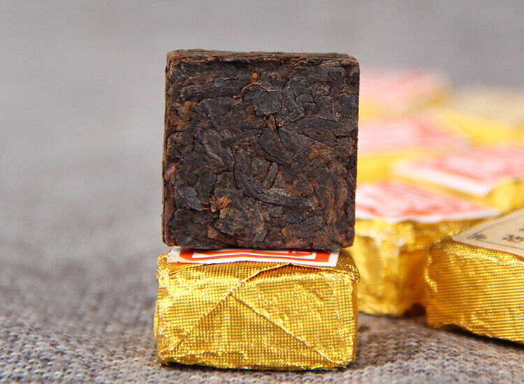 HelloYoung Yunnan 'Jia' Word Mini Tea Brick Shu Pu Er Pu-erh Ripe Tea Aged Puerh Brick 250g
