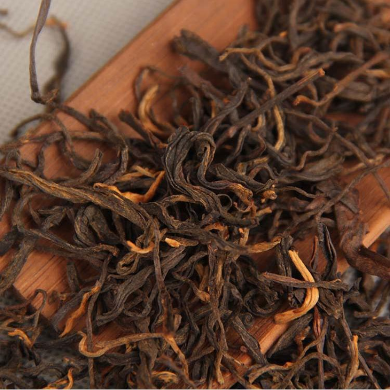 HelloYoung 80g Old Tree Dianhong Black Tea Yunnan Fengqing Organic Loose Leaf Tea Hralthy