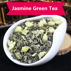 HelloYoung 50g-500g Chinese Organic Jasmine tea Freshest Organic Food Green Tea flower tea