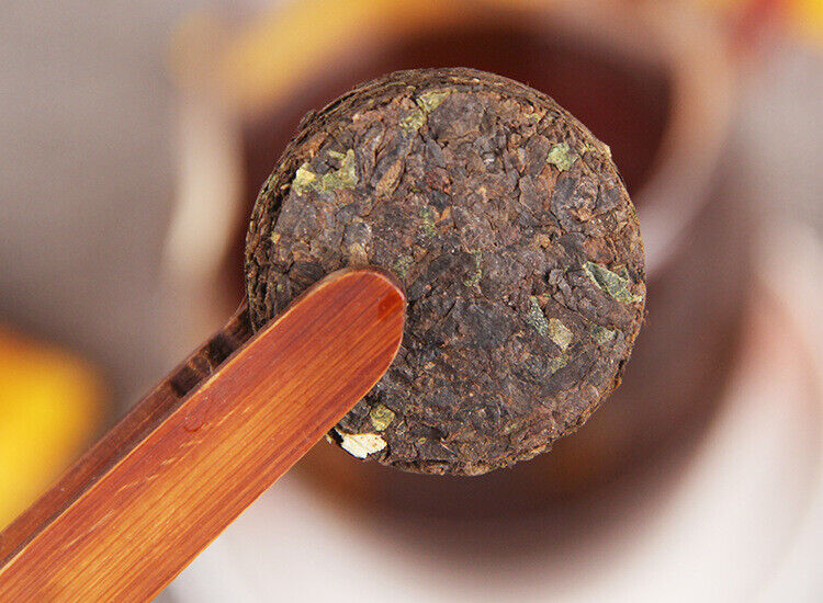 HelloYoung Pu-erh Glutinous Rice Aroma Ripe Puer Tea Mini Cake Tuo Cha Tea Cooked Pack 500g