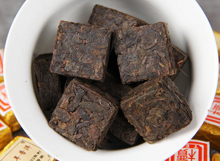 HelloYoung Yunnan 'Jia' Word Mini Tea Brick Shu Pu Er Pu-erh Ripe Tea Aged Puerh Brick 250g