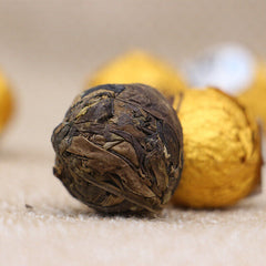 HelloYoung Organic Ball-shaped Aged Shou Mei Longevity Eyebrow Handmade White Tea Ball