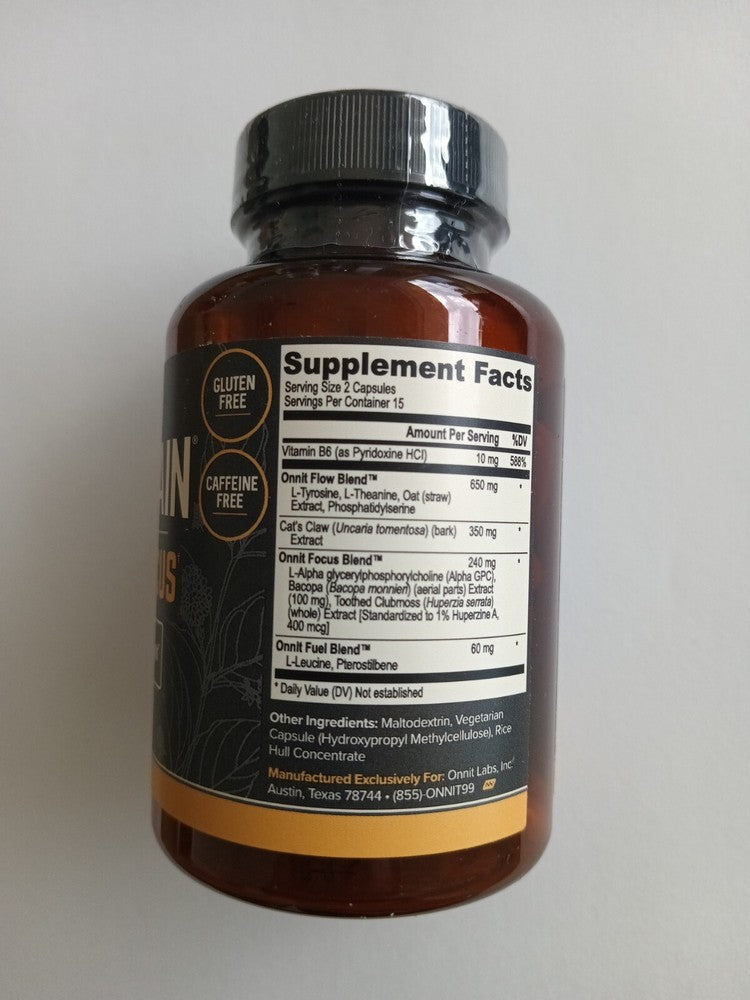 Onnit Alpha Brain Memory & Focus 60 Capsules – HelloYoung