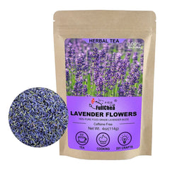 HelloYoung FullChea Dried Lavender Buds Flowers - 4oz/114g - Premium Food Grade