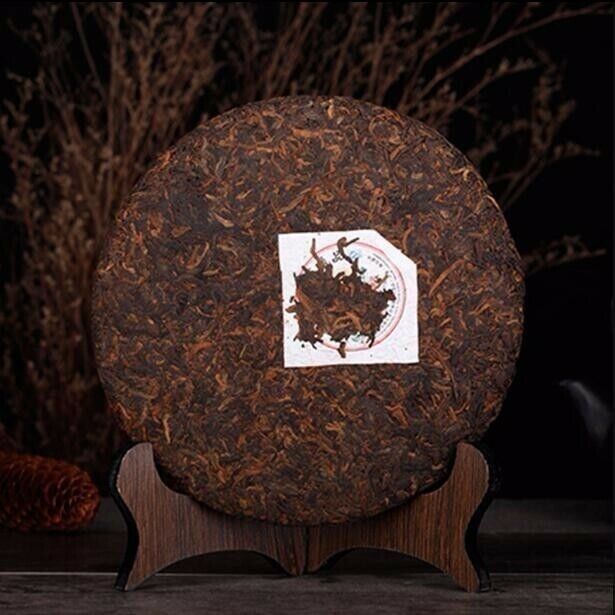 HelloYoung Menghai Heaven Earth Royal Big Tree Lao Ban Zhang Pu-erh Tea Cake 357g Ripe