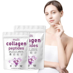Multi Collagen Peptides Powder - Hydrolyzed Protein Peptides (Type I,II,III,V,X)