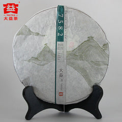 HelloYoung Yunnan Menghai Dayi TAETEA 7582 Classic Raw Pu'er Tea Puerh Tea357g/12.59oz