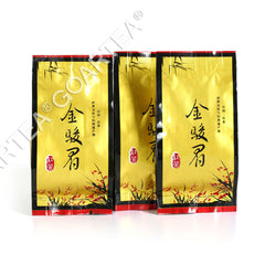 HelloYoung Tea50G 5Pcs*5g Nonpareil Supreme Organic Jinjunmei Golden Bud Eyebrow Black Tea