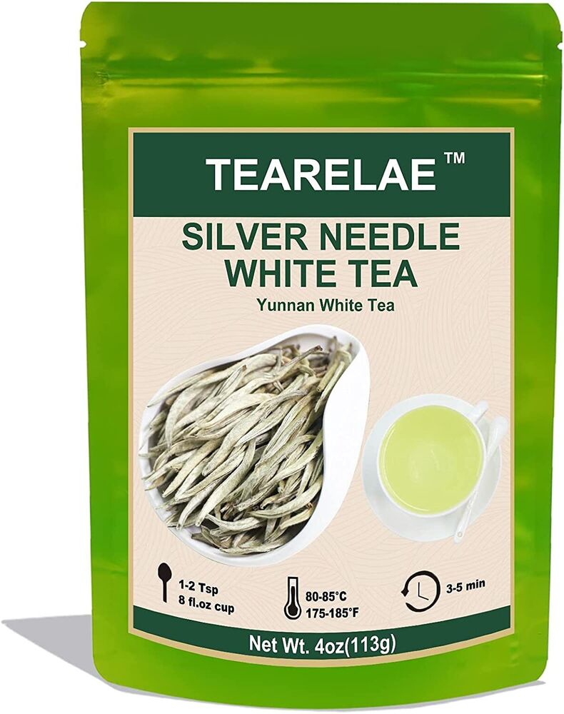 HelloYoung 2023 TEARELAE Silver Needle White Tea 113g Yunnan Bai Hao Yin Zhen