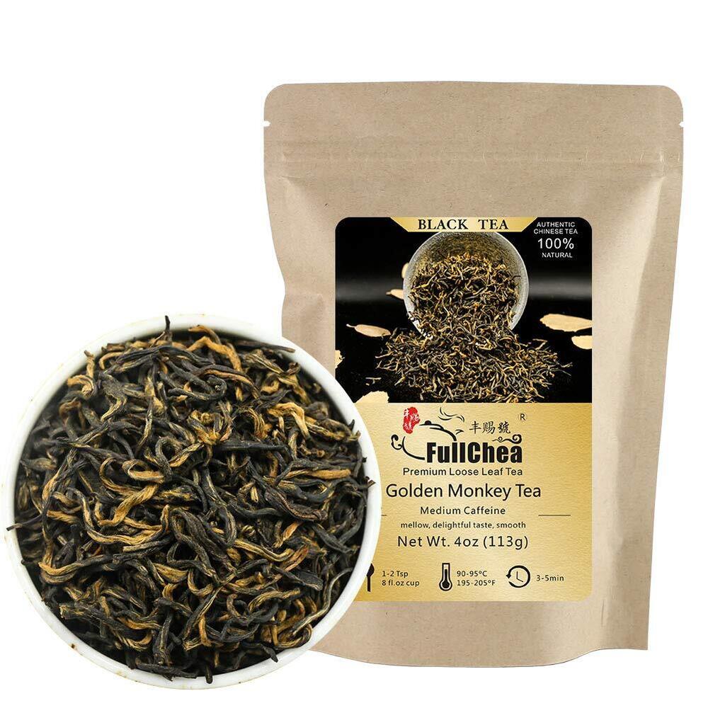HelloYoung TeaFullChea Tea Golden Monkey - Fujian Black Tea Golden Tea 113g