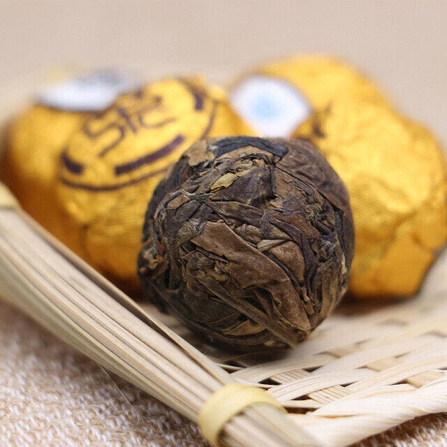 HelloYoung Organic Ball-shaped Aged Shou Mei Longevity Eyebrow Handmade White Tea Ball