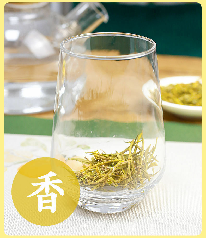 Premium Organic An Ji Golden Buds High Mountain Green Tea Anji Baicha