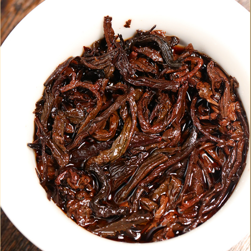 357g Puerh Ripe Tea Cake 5Years Yunnan Pu-erh Cooked Tea Organic Pu'er Black Tea