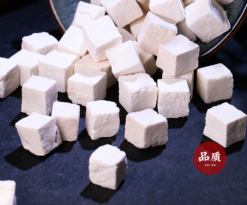 HelloYoung Chinese Yunnan Fuling Herb Natural Organic Dried Fu Ling White Poria Cocos 500g
