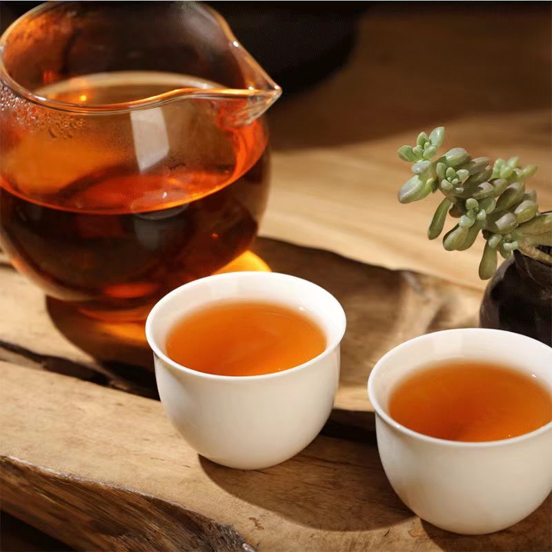 Yunnan Cooked Pu'er Tea 250g Laomane Puerh Ripe Tea Brick Aged Pu-erh Black Tea