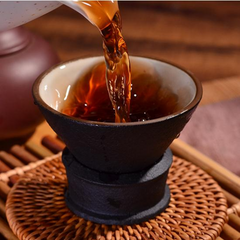 357g Yunnan Ripe Puerh Tea Cake Mantangxiang Pu-erh Cooked Tea Chinese Pu'er Tea